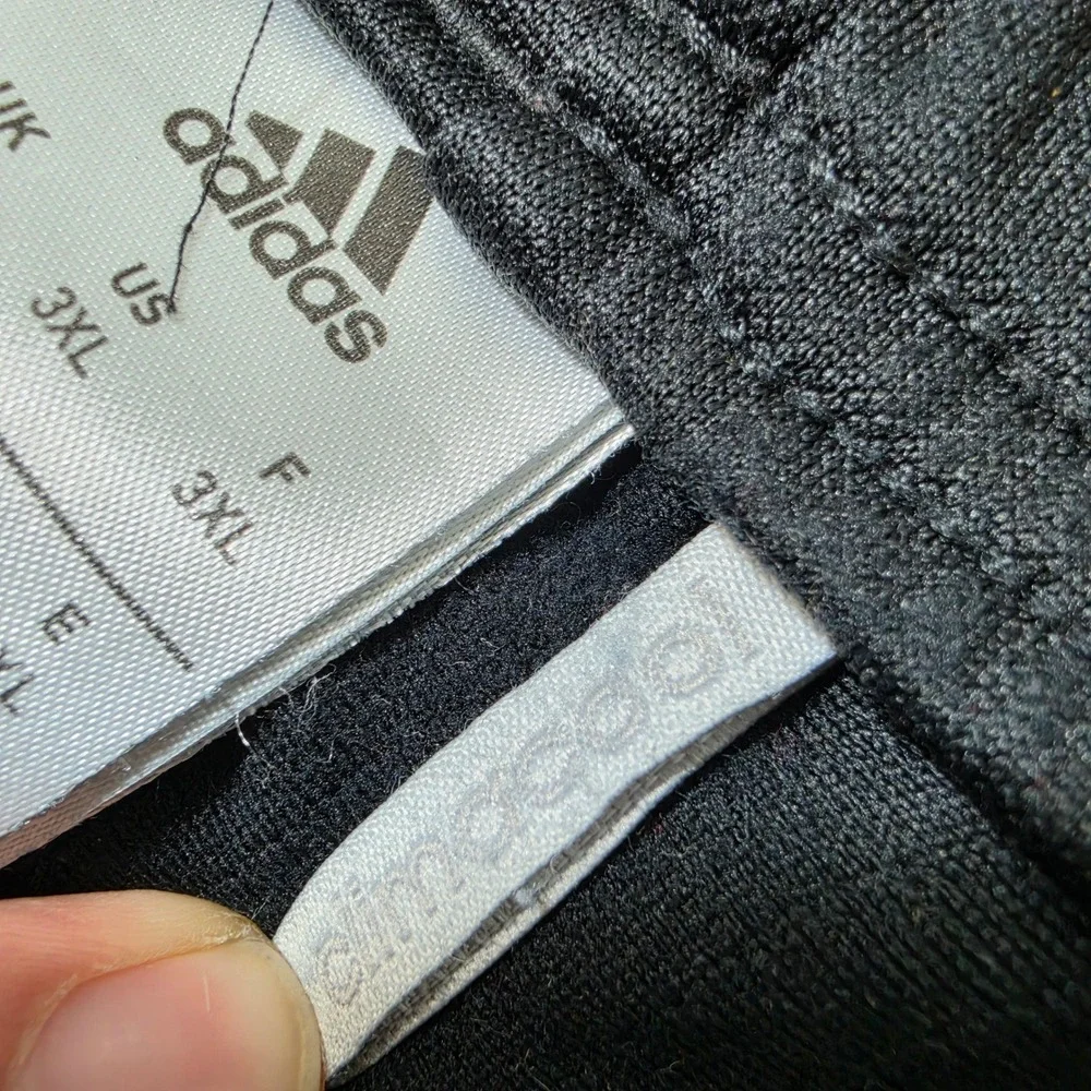 Adidas Tiro 17 Pants Mens 3XL Black White Stripes Soccer Training Joggers 44/30